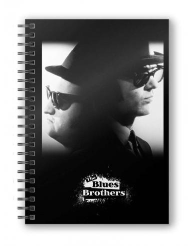 THE BLUES BROTHERS B&W SPIRAL NOTEBOOK
