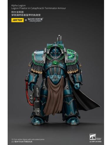 Warhammer The Horus Heresy Figura Alpha Legion Legion Praetor in Cataphractii Terminator Armour 18 cm