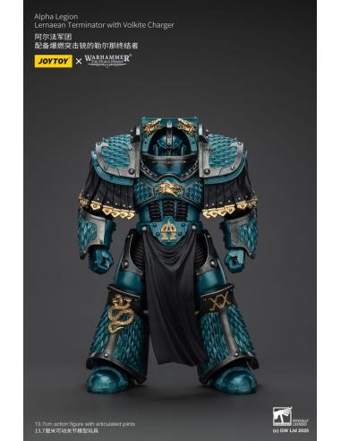 Warhammer The Horus Heresy Figura Alpha Legion Lernaean Terminator with Volkite Charger 20 cm