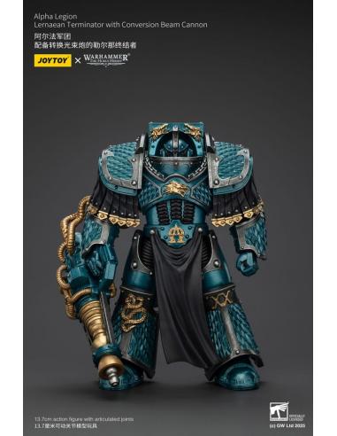 Warhammer The Horus Heresy Figura Alpha Legion Lernaean Terminator with Conversion Beam Cannon 20 cm