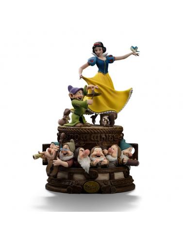 Snow White and the Seven Dwarfs Estatua 1/10 Art Scale Snow White and Dopey Deluxe Edition 21 cm