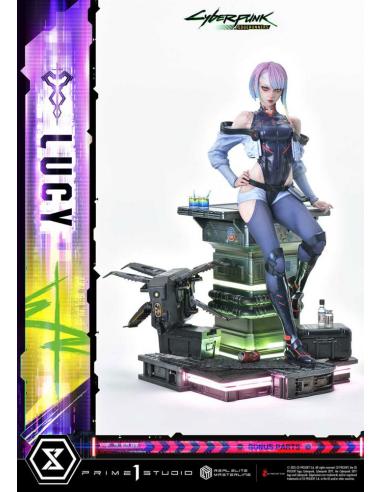 Cyberpunk: Edgerunners Estatua Real Elite Masterline Series 1/4 Lucy Deluxe Bonus Version 50 cm