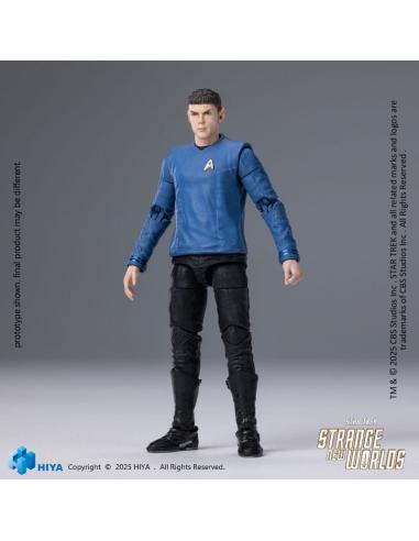 Star Trek Strange New Worlds Figura 1/18 Exquisite Mini Series Spock 11 cm