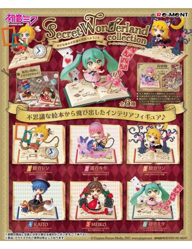 Hatsune Miku Minifiguras 6 cm Secret Wonderland Collection Expositor (6)