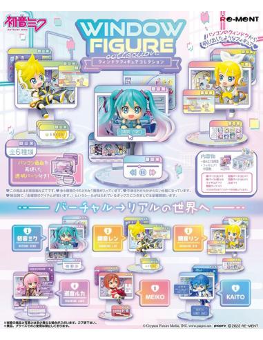 Hatsune Miku Minifiguras 6 cm Window Figure Collection Expositor (6)