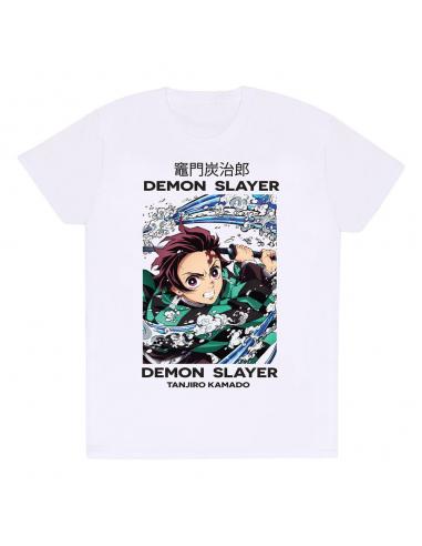 Demon Slayer: Kimetsu no Yaiba Camiseta Whirlpool talla XL