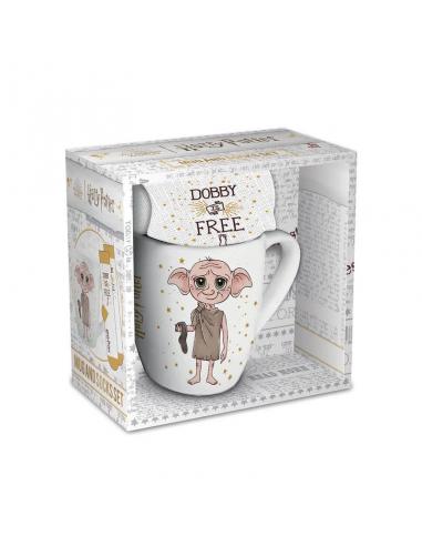 PYRAMID Set Taza y Calcetines Dobby Harry Potter