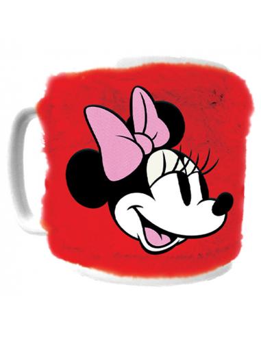 PYRAMID Taza funda de peluche Minnie Disney 440ml