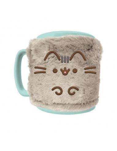 PYRAMID Taza funda de peluche Pusheen 440ml