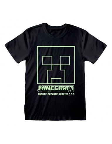 Heroes Inc Minecraft Camiseta Glow in the Dark