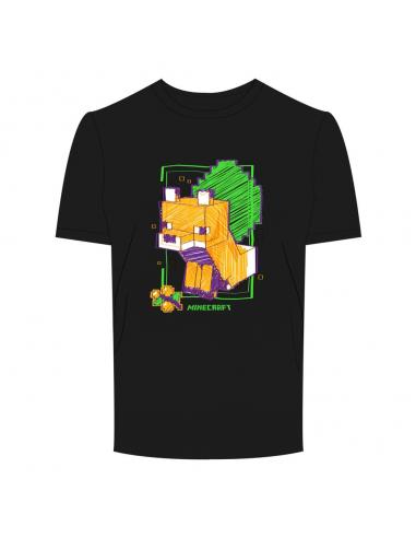 Heroes Inc Minecraft Camiseta Fox talla L