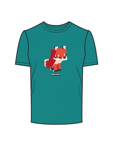 Heroes Inc Minecraft Camiseta Simple Fox talla L