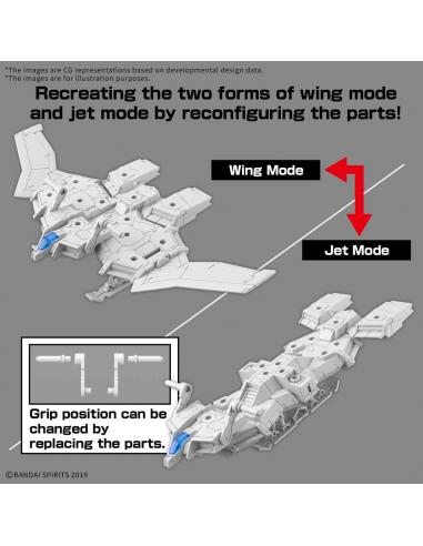 30MM EX ARM VEHICLE WING MOBILE 1/144