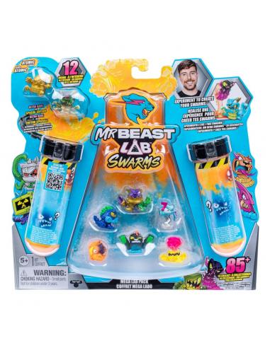 Moose Toys Mr. Beast Lab Swarms pack de 12 Figuras Mega Lab 1 3 cm Surtido (4)