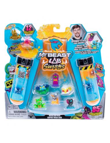Moose Toys Mr. Beast Lab Swarms pack de 12 Figuras Mega Lab 4 3 cm Surtido (4)