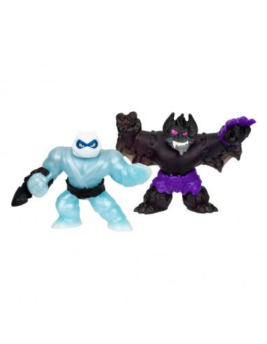 Moose Toys Heroes of Goo Jit Zu Meteor Madness Pack de 2 Figuras elástica Pantaro vs. Sludgewing 12 cm