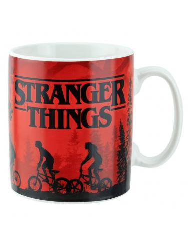 Paladone Products Stranger Things Taza y pegatinas XL