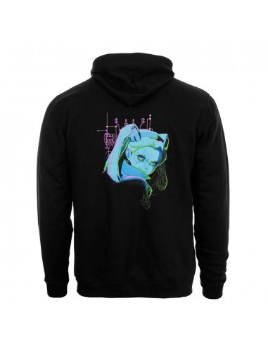 DEVPLUS CYBERPUNK EDGERUN NEON REBEC HOODIE XXL
