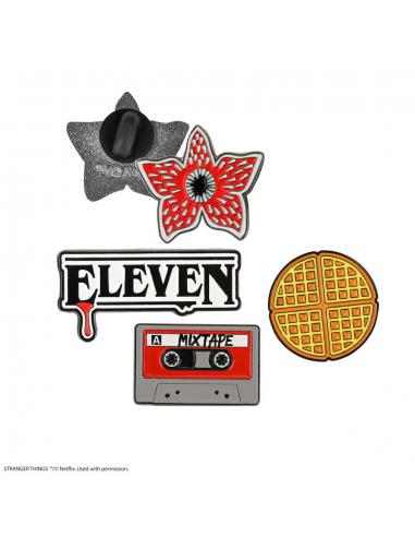 CINEREPLICAS STRANGER THINGS SEASON 1 PIN SET (4)