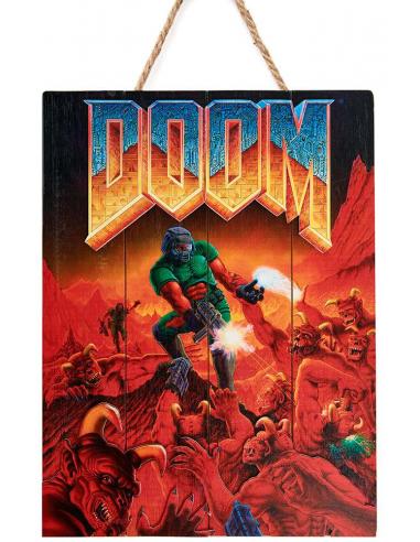 DOCTOR COLLECTOR DOOM CLASSIC WOODEN POSTER
