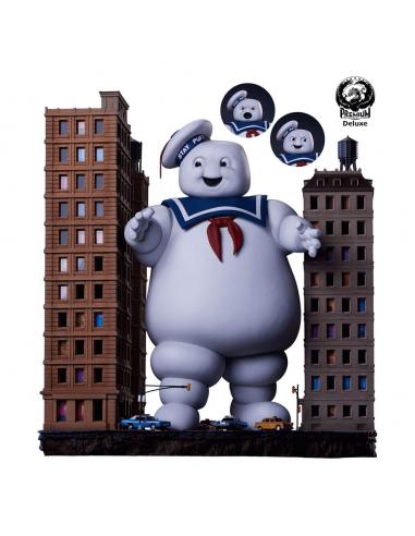 Premium Collectibles Studio Los cazafantasmas Diorama Statuette Stay Puft Marshmallow Man Deluxe Edition 74 cm