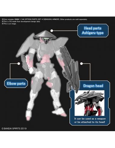 30MM OP PARTS SET 4 SENGOKU ARMOR 1/144