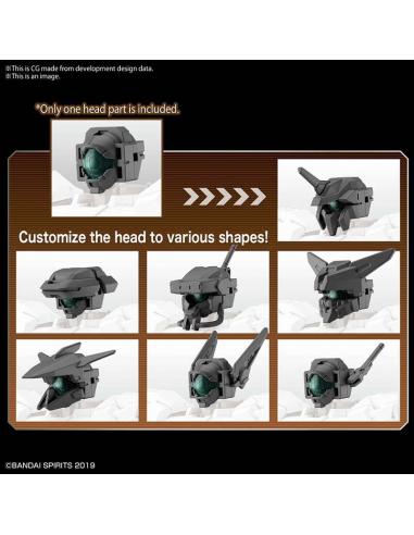 30MM OP PARTS SET 6 CUSTOM HEADS A 1/144