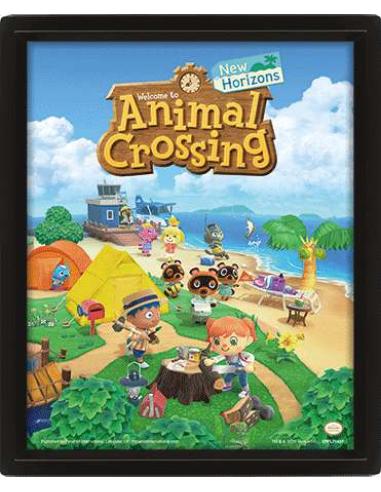 ANIMAL CROSSING POSTER 3D