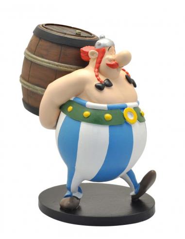 ASTERIX OBELIX AND HIS BARREL STATUE