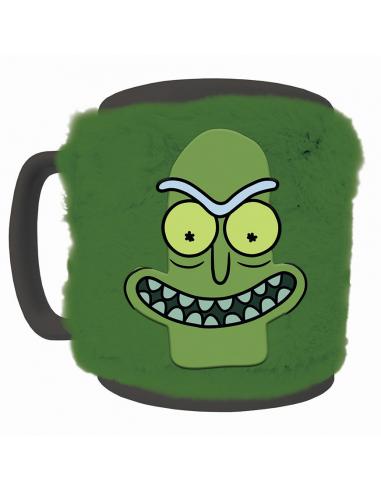 PYRAMID Taza funda de peluche Pickle Rick and Morty 440ml