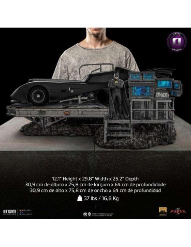 IRON STUDIOS THE FLASH MOVIE BATMOBILE DLX 1/10 STAT