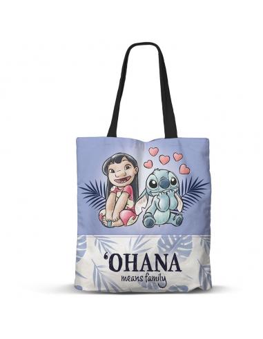 KARACTERMANIA Bolsa shopping Couple Stitch Disney 40cm