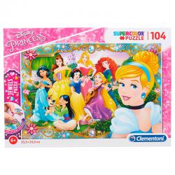 Puzzle Jewels Princesas Disney 104pzs - Imagen 1