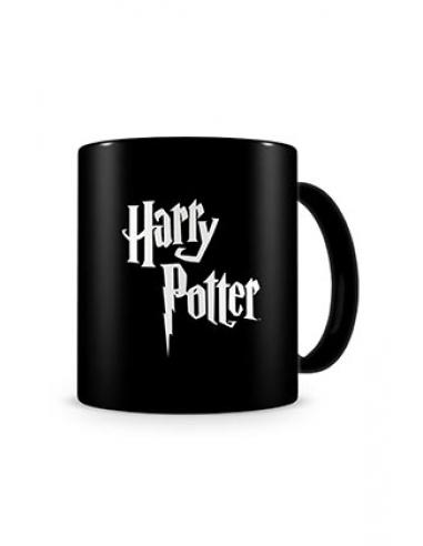 SD TOYS LOGO HARRY POTTER TAZA NEGRA CERAMICA HARRY POTTER