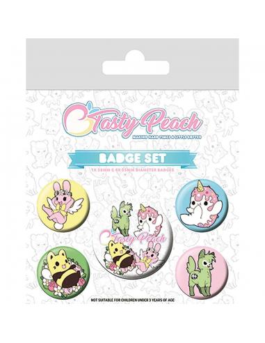 BADGE PACK TASTY PEACH