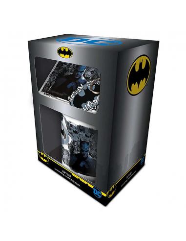 BATMAN GIFT SET MUG COASTER KEYCHAIN
