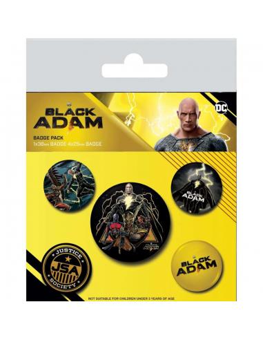 BLACK ADAM DC COMICS (HEROES) BADGE PACK