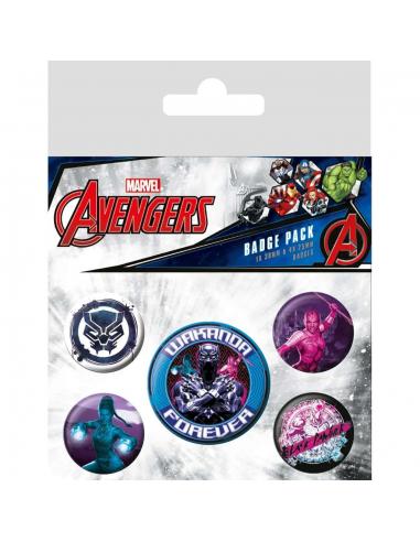 BLACK PANTHER WAKANDA 4EVER BADGE PACK