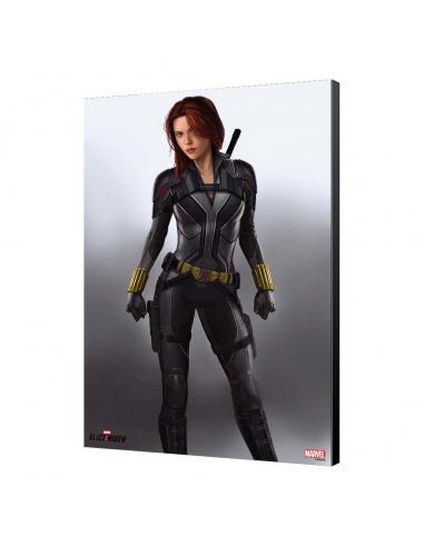 BLACK WIDOW MOVIE GREY WOOD PANEL