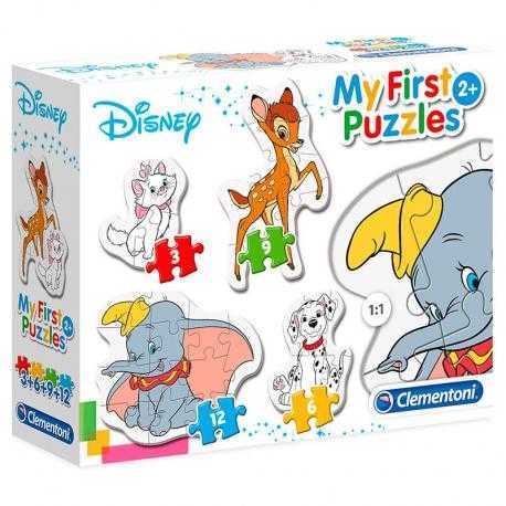 Puzzle My First Puzzle Animal Friends Disney 3-6-9-12pzs - Imagen 1