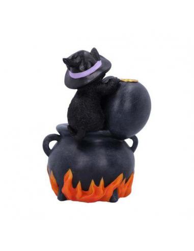 BREW BLACK CAT BACKFLOW INCENSE BURNER