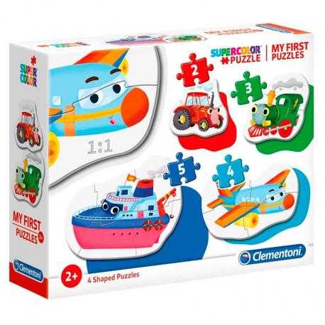 Puzzle My First Puzzle Means of Transport 3-6-9-12pzs - Imagen 1