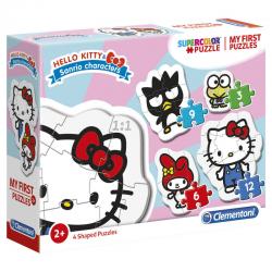 Puzzle My First Puzzle Hello Kitty 3-6-9-12pzs - Imagen 1