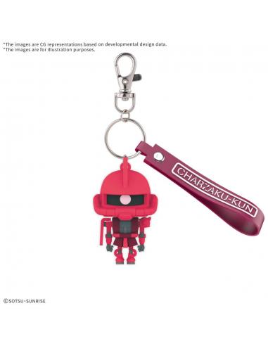 CHARZAKUKUN 3D RUBBER MASCOT KEYCHAIN