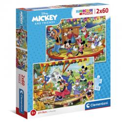 Puzzle Mickey and Friends Disney 2x60pzs - Imagen 1