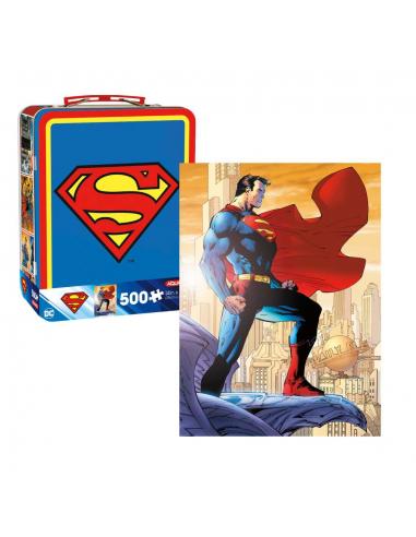 DC SUPERMAN 500 PCS PUZZLE & FUN BOX SET