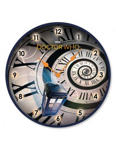 DOCTOR WHO TIME SPIRAL WALL CLOCK