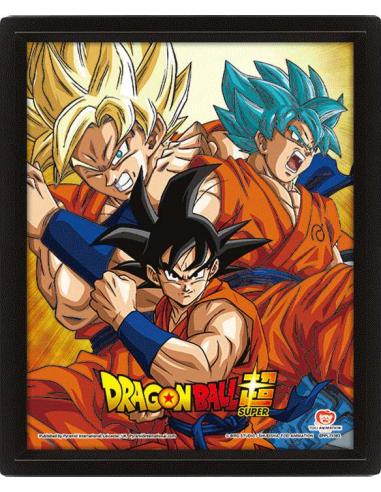 DRAGON BALL - FRIENDS-RIVALS - POSTER 3D