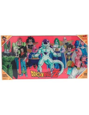 DRAGON BALL Z VILLAINS GLASS POSTER