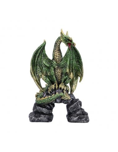 DRAGON FIGURINE GREEN METALLIC HARANU